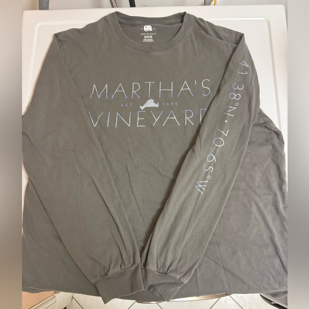 GEAR FOR SPORTS OUTTA TOWN Martha’s Vineyard long sleeve graphic t shirt, XL